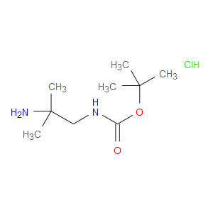 1-N-BOC-2-METHYLPROPANE-1,2-DIAMINE HYDROCHLORIDE - Click Image to Close