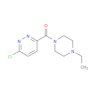 (6-CHLOROPYRIDAZIN-3-YL)(4-ETHYLPIPERAZIN-1-YL)METHANONE