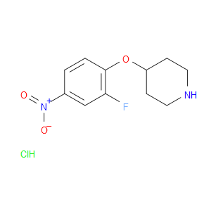 4-(2-FLUORO-4-NITROPHENOXY)PIPERIDINE HYDROCHLORIDE - Click Image to Close