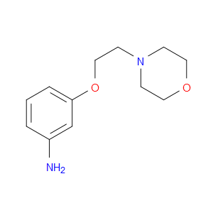 3-(2-MORPHOLIN-4-YLETHOXY)ANILINE - Click Image to Close