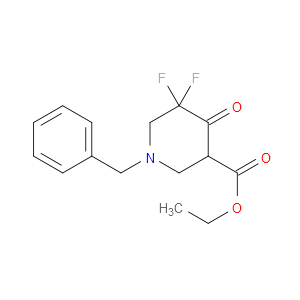 ETHYL 1-BENZYL-5,5-DIFLUORO-4-OXOPIPERIDINE-3-CARBOXYLATE - Click Image to Close