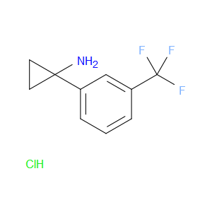 1-(3-(TRIFLUOROMETHYL)PHENYL)CYCLOPROPANAMINE HYDROCHLORIDE - Click Image to Close