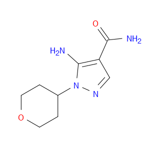 5-AMINO-1-(TETRAHYDRO-2H-PYRAN-4-YL)-1H-PYRAZOLE-4-CARBOXAMIDE