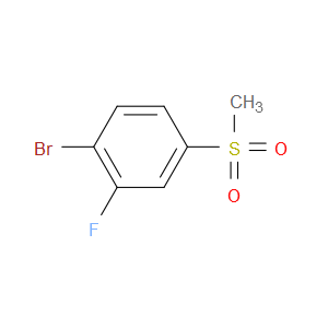 1-BROMO-2-FLUORO-4-(METHYLSULFONYL)BENZENE