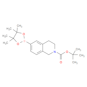 TERT-BUTYL 6-(4,4,5,5-TETRAMETHYL-1,3,2-DIOXABOROLAN-2-YL)-3,4-DIHYDROISOQUINOLINE-2(1H)-CARBOXYLATE