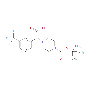 2-(4-BOC-PIPERAZINYL)-2-(3-TRIFLUOROMETHYL-PHENYL)ACETIC ACID