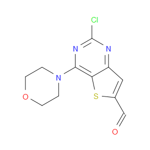 2-CHLORO-4-MORPHOLINOTHIENO[3,2-D]PYRIMIDINE-6-CARBALDEHYDE - Click Image to Close