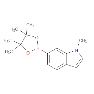 1-METHYL-6-(4,4,5,5-TETRAMETHYL-1,3,2-DIOXABOROLAN-2-YL)-1H-INDOLE