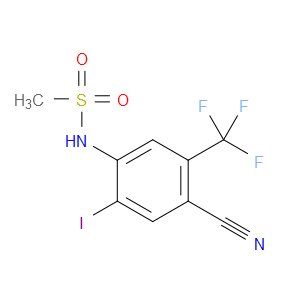 N-(4-CYANO-2-IODO-5-(TRIFLUOROMETHYL)PHENYL)METHANESULFONAMIDE