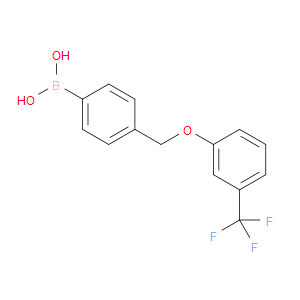 4-(3'-(TRIFLUOROMETHYL)PHENOXYMETHYL)PHENYLBORONIC ACID - Click Image to Close