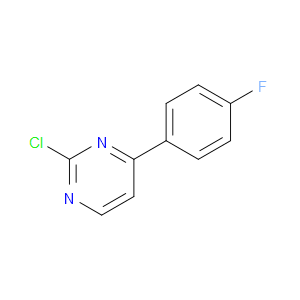 2-CHLORO-4-(4-FLUORO-PHENYL)-PYRIMIDINE