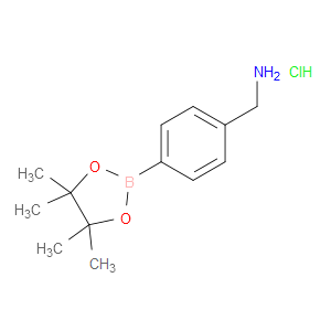 (4-(4,4,5,5-TETRAMETHYL-1,3,2-DIOXABOROLAN-2-YL)PHENYL)METHANAMINE HYDROCHLORIDE - Click Image to Close