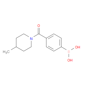4-(4-METHYLPIPERIDINE-1-CARBONYL)PHENYLBORONIC ACID - Click Image to Close