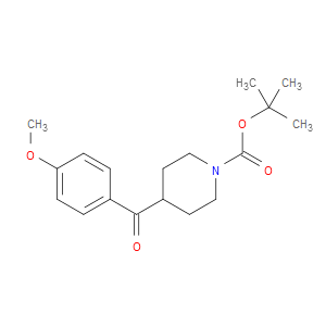TERT-BUTYL 4-(4-METHOXYBENZOYL)PIPERIDINE-1-CARBOXYLATE