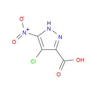 4-CHLORO-5-NITRO-1H-PYRAZOLE-3-CARBOXYLIC ACID - Click Image to Close