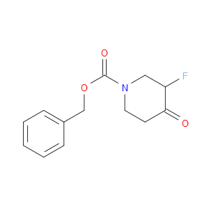 BENZYL 3-FLUORO-4-OXOPIPERIDINE-1-CARBOXYLATE