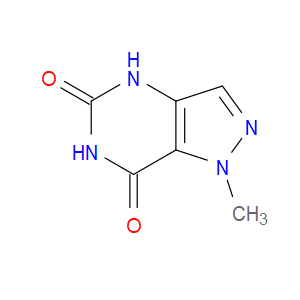 1-METHYL-1,4-DIHYDRO-PYRAZOLO[4,3-D]PYRIMIDINE-5,7-DIONE