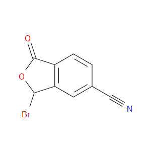 3-BROMO-1-OXO-1,3-DIHYDROISOBENZOFURAN-5-CARBONITRILE - Click Image to Close