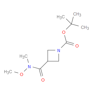 TERT-BUTYL 3-(METHOXY(METHYL)CARBAMOYL)AZETIDINE-1-CARBOXYLATE