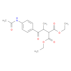 DIETHYL 2-(1-(4-ACETAMIDOPHENYL)-1-OXOPROPAN-2-YL)MALONATE - Click Image to Close