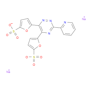 3-(2-Pyridyl)-5,6-di(2-furyl)-1,2,4-triazine-5',5''-disulfonic acid disodium salt