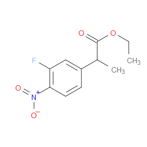 ETHYL 2-(3-FLUORO-4-NITROPHENYL)PROPANOATE - Click Image to Close