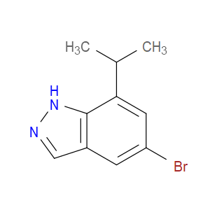 5-BROMO-7-ISOPROPYL-1H-INDAZOLE - Click Image to Close