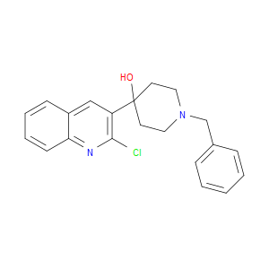 1-BENZYL-4-(2-CHLOROQUINOLIN-3-YL)PIPERIDIN-4-OL