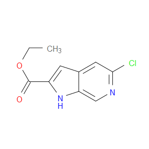 ETHYL 5-CHLORO-1H-PYRROLO[2,3-C]PYRIDINE-2-CARBOXYLATE