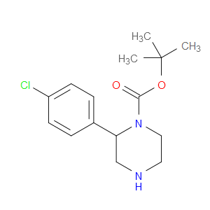 TERT-BUTYL 2-(4-CHLOROPHENYL)PIPERAZINE-1-CARBOXYLATE - Click Image to Close