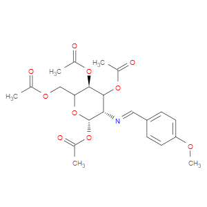 2-(4-METHOXYBENZYLIDENE)IMINO-2-DEOXY-1,3,4,6-TETRA-O-ACETYL-BETA-D-GLUCOPYRANOSE