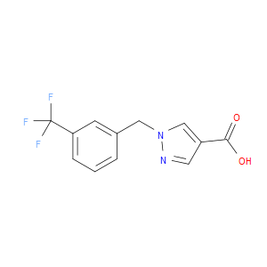 1-(3-(TRIFLUOROMETHYL)BENZYL)-1H-PYRAZOLE-4-CARBOXYLIC ACID