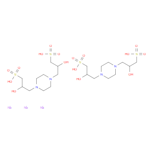 PIPERAZINE-N,N'-BIS(2-HYDROXYPROPANESULFONIC ACID) SESQUISODIUM SALT