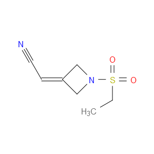 2-(1-(ETHYLSULFONYL)AZETIDIN-3-YLIDENE)ACETONITRILE