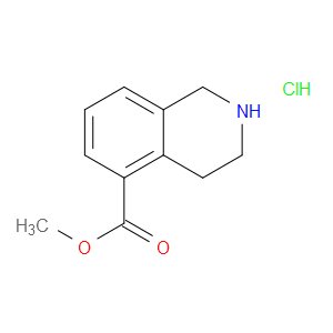 METHYL 1,2,3,4-TETRAHYDROISOQUINOLINE-5-CARBOXYLATE HYDROCHLORIDE - Click Image to Close