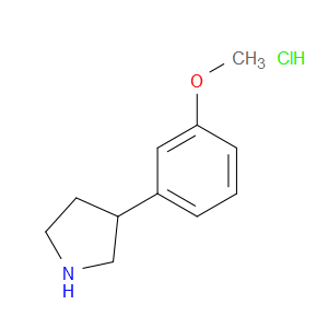 3-(3-METHOXYPHENYL)PYRROLIDINE HYDROCHLORIDE - Click Image to Close