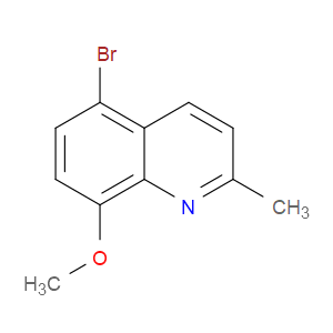 5-BROMO-8-METHOXY-2-METHYLQUINOLINE - Click Image to Close