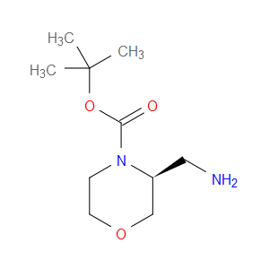 (S)-TERT-BUTYL 3-(AMINOMETHYL)MORPHOLINE-4-CARBOXYLATE - Click Image to Close