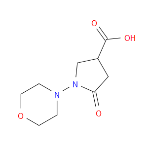 1-MORPHOLINO-5-OXOPYRROLIDINE-3-CARBOXYLIC ACID