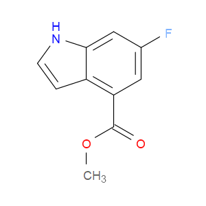 METHYL 6-FLUORO-1H-INDOLE-4-CARBOXYLATE