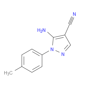 5-AMINO-1-(4-METHYLPHENYL)-1H-PYRAZOLE-4-CARBONITRILE - Click Image to Close
