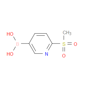 2-(METHYLSULFONYL)PYRIDINE-5-BORONIC ACID