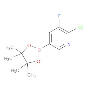 2-CHLORO-3-FLUORO-5-(4,4,5,5-TETRAMETHYL-1,3,2-DIOXABOROLAN-2-YL)PYRIDINE