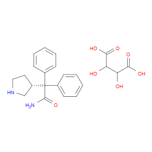 (R)-2,2-DIPHENYL-2-(PYRROLIDIN-3-YL)ACETAMIDE 2,3-DIHYDROXYSUCCINATE