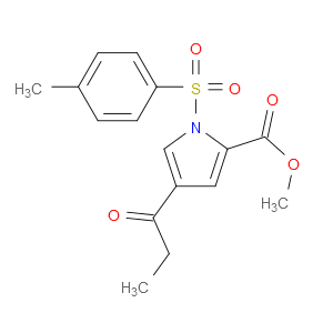 METHYL 4-PROPIONYL-1-TOSYL-1H-PYRROLE-2-CARBOXYLATE - Click Image to Close