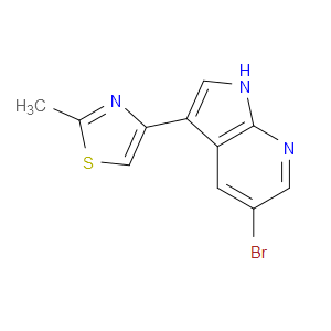 4-(5-BROMO-1H-PYRROLO[2,3-B]PYRIDIN-3-YL)-2-METHYLTHIAZOLE