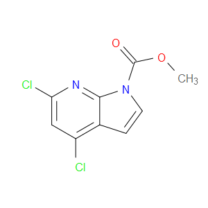 METHYL 4,6-DICHLORO-1H-PYRROLO[2,3-B]PYRIDINE-1-CARBOXYLATE - Click Image to Close