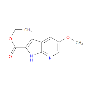 ETHYL 5-METHOXY-1H-PYRROLO[2,3-B]PYRIDINE-2-CARBOXYLATE
