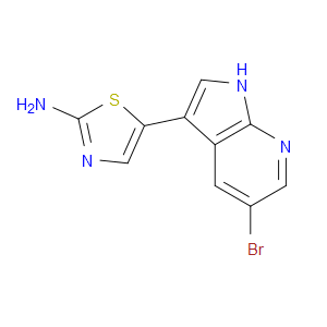 5-(5-BROMO-1H-PYRROLO[2,3-B]PYRIDIN-3-YL)THIAZOL-2-AMINE