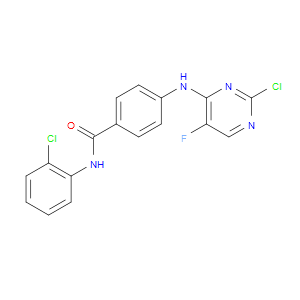 4-(2-CHLORO-5-FLUOROPYRIMIDIN-4-YLAMINO)-N-(2-CHLOROPHENYL)BENZAMIDE - Click Image to Close